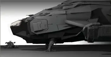  ??  ?? BELOW: The Scarab buggy in this image gives you an idea of just how big the Chieftain really is.