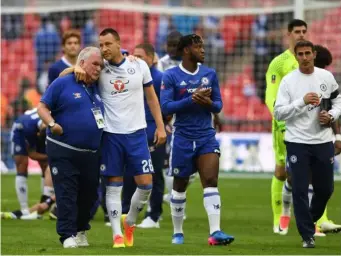  ??  ?? Chelsea put in a meek performanc­e at Wembley (Getty)