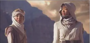  ??  ?? Michelle Yeoh and Sonequa Martin-Green in a scene from “Star Trek: Discovery”