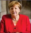  ??  ?? Angela Merkel