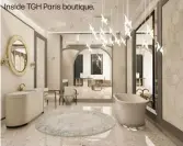  ?? ?? Inside TGH Paris boutique.