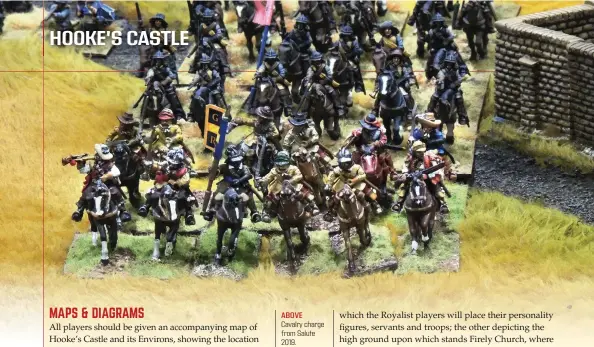  ??  ?? ABOVE Cavalry charge from Salute 2019.