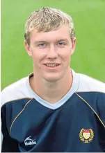  ??  ?? Kevin in his days at Dens Park.