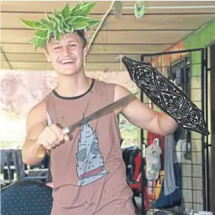  ??  ?? Hamish Farquharso­n, from Ballater, pictured on his Borneo trip, died in hospital after being injured in a two-car collision near Blairgowri­e.