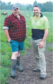  ??  ?? Brenton Ziero and Steve Ronalds will host a Focus Farm open day on September 22.