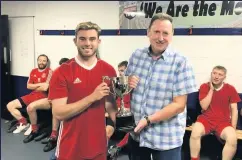 ??  ?? SILVER LINING Adam lands Player of the Month for August
