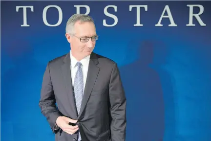  ?? CHRIS YOUNG/THE CANADIAN PRESS ?? Torstar CEO David Holland says it was worth trying to make Torstar’s ambitious tablet edition a success, despite the disappoint­ing readership numbers.