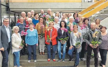  ?? FOTO: STADT AALEN ?? Insgesamt vergab die Jury beim Blumenschm­uckwettbew­erb der Kern- und Weststadt 43 erste, 19 zweite Plätze und einen dritten Platz.