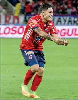  ?? FOTO ?? El último partido de Juan Fernando Quintero con el Medellín fue ante el Cali, el pasado 4 de junio.