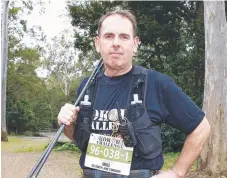  ??  ?? Mike Lang is set to lead the Legendaddy Brotherhoo­d team in the Kokoda Challenge. Picture: Tertius Pickard