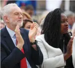  ??  ?? LABOUR LEADER Jeremy Corbyn attends the unveiling of the statue of suffragist Millicent Fawcett in London yesterday.