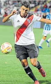  ??  ?? Matías Suárez. El delantero cordobés será titular en River mañana ante Cruzeiro.