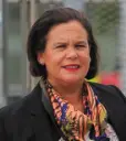  ??  ?? RED LIST: Mary Lou McDonald says plans are not coherent