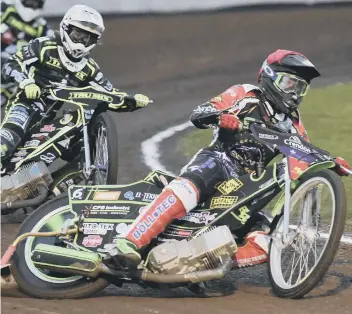  ?? ?? Debutant Ben Basso leads the way for Panthers against Ipswich. Photo: David Lowndes.