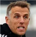  ??  ?? New challenge: Phil Neville