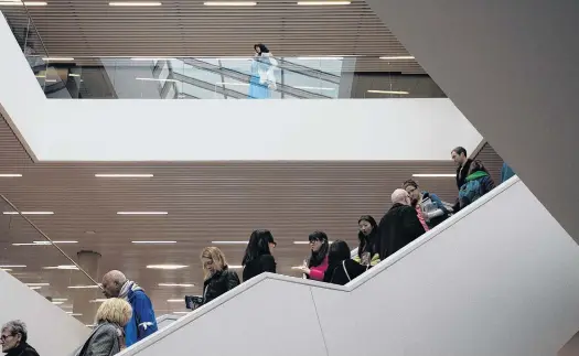  ?? HERALD FILE ?? The Halifax Central Library opened its doors to the public in December 2014.