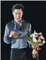  ?? REUTERS ?? Jin Boyang of China poses after winning the free skate program at the ISU Four Continents championsh­ips in Taipei last month.