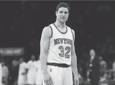  ?? ELSA/GETTY IMAGES ?? Former college star Jimmer Fredette, a first-round flop in the NBA, has been lighting it up with Shanghai in the Chinese league.