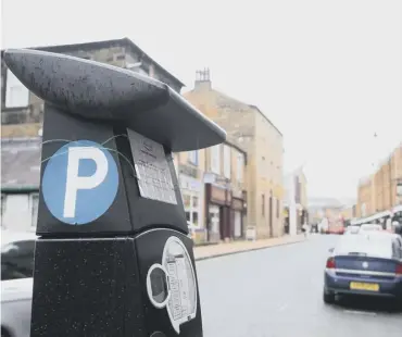  ??  ?? PAYMENT: Cashless options have now been introduced at all of the borough’s pay and display machines.