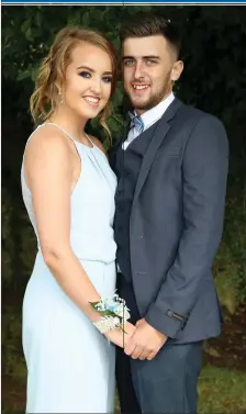  ??  ?? Niamh O’ Gorman, Kilavullen and Stephen O’ Keeffe, Doneraile, were at the Nagle Rice Secondary School Doneraile Debs.
Photo: Sheila Fitzgerald.