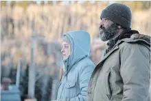  ?? DAVID BUKACH NETFLIX ?? Riley Keough, left, and Jeffrey Wright in a scene from "Hold the Dark."