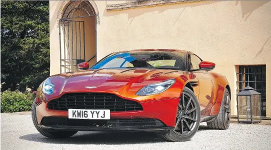  ?? PHOTOS:DEREK McNAUGHTON/DRIVING ?? The $254,195 DB11 is expected to be the foundation for future Aston Martin sports cars.