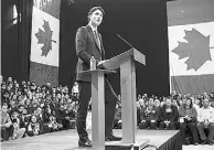  ?? Chris Yo ung / THE CANADIAN PRESS ?? Liberal Leader Justin Trudeau