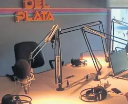  ?? @ radio del plata ?? Uno de los estudios de la emisora