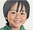  ??  ?? Julian Cadman, 7, is missing feared dead