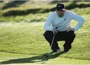  ?? — AFP ?? Paul Casey in action on Saturday.