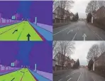  ??  ?? La technologi­e d’Oxbotica génère de fausses images pour améliorer l’IA de la voiture.