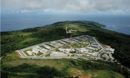  ??  ?? Lawyer George Newhouse says the latest unrest at the Christmas Island detention centre was ‘the result of isolation and up to 22 hours of being locked inside compounds’. Photograph: STRINGER/Reuters