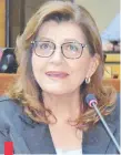  ?? ?? Blanca Ovelar, lideresa de la bancada ANR Independie­nte “B”. Cuestiona el atropello de cartistas y sus aliados.
