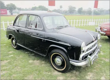  ?? NIGEL MATTHEWS/PNG FILES ?? This 1954 Hindustan Landmaster is the predecesso­r to the famous Ambassador, based on the British Series I Morris Oxford.