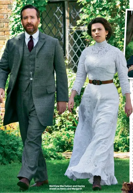  ??  ?? Matthew Macfadyen and Hayley Atwell as Henry and Margaret