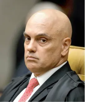  ?? Afp ?? El juez de la Corte de Brasil Alexandre de Morães