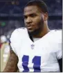 ?? (AP/Brandon Wade) ?? Linebacker Micah Parsons said the Dallas Cowboys’ focus should be on the Washington Commanders today, not the Philadelph­ia Eagles’ game with the New York Giants.