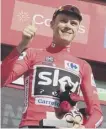  ??  ?? 0 Chris Froome: In control.