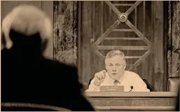  ?? Foto: reuters ?? Richard Burr durante una sesión del Comité de Inteligenc­ia el pasado 28 de febrero.