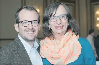  ?? BELLE ANCELL ?? Todd Hauptmann, manager for Morgane Oger’s close defeat in the election, says the NDP candidates’ campaign attracted a team of volunteers who wanted to help her because she was a hardworkin­g advocate.