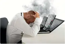  ??  ?? Technology moves so quickly that entreprene­urs can find themselves in positions of great stress at a young age.