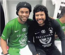  ?? TWITTER ?? Ronaldinho también estará en el Nacional, pero el 5 de agosto.