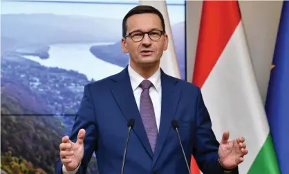  ??  ?? ‘Far-right politician­s in government – like the Polish prime minister, Mateusz Morawiecki (above) – have implicated the opposition in spreading the virus or frustratin­g the national response.’ Photograph: Radek Pietruszka/EPA