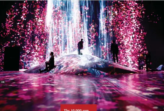  ??  ?? ABOVE: TeamLab Borderless focuses on digital art