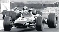  ??  ?? Jochen Rindt tackles the Thruxton chicane in 1968