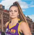  ??  ?? LOSS: Cayla George ahead of her Bendigo Spirit game.