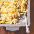  ?? DANIEL J. VAN ACKERE/ASSOCIATED PRESS ?? Classic Italian flavors are given new life in Baked Ziti With Sausage and Broccoli Rabe.