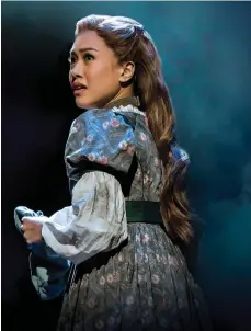  ?? Johan Persson; Hamilton ?? Rachelle Ann Go starred in Les Miserables, above, and is now performing in Hamilton in Abu Dhabi, right