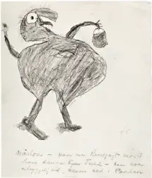  ?? ETHNOGRAPH­IC COLLECTION­S, THE NATIONAL MUSEUM OF DENMARK ?? Anarqâq (date unknown) — RIGHT Nârtoq 1922 Graphite on paper 14 × 12 cm