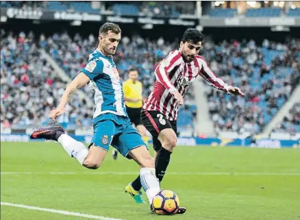  ?? MANÉ ESPINOSA ?? Leo Baptistao fue el tercer máximo goleador del Espanyol esta pasada temporada con seis dianas